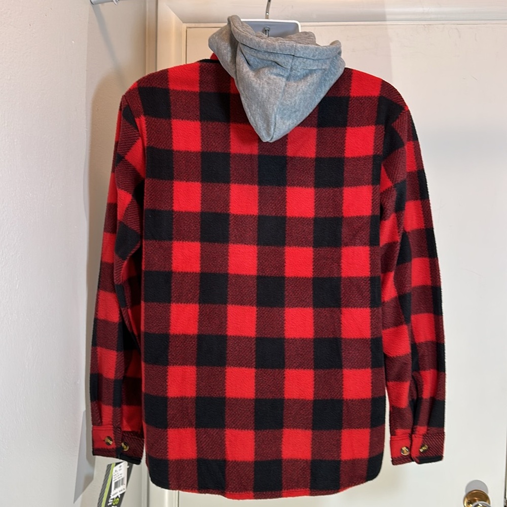 NWT North 15 Flannel Hoodie Medium - Picture 8 of 12